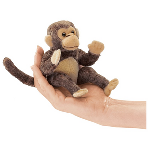Folkmanis Puppets - 2738 | Mini Monkey Finger Puppet