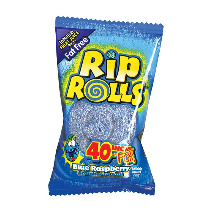 Foreign Candy Company - 90634 | Rip Rolls - Blue Raspberry