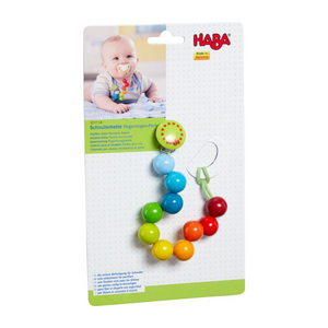 Haba - 301114 | Pacifier Chain Rainbow Pearls