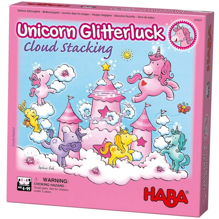 Haba - 304925 | Unicorn Glitterluck: Cloud Stacking