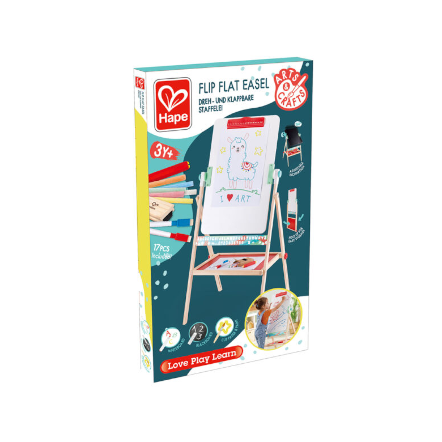 Hape E1063F Flip Flat Easel – Turner Toys