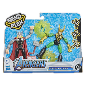 Hasbro - F0245 | Marvel Avengers Bend and Flex: Thor vs. Loki