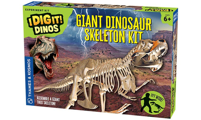 Thames & Kosmos - 632120 | I Dig It! Dinos: Giant Dinosaur Skeleton Kit