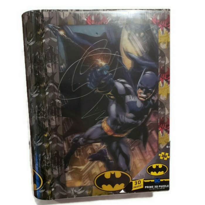 DC Comics - Superman 3D Lenticular Jigsaw Puzzle in a Collectible Tin Book:  300 Pcs