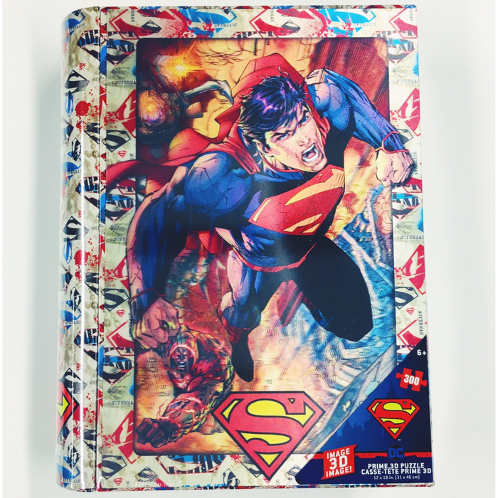Prime3D - 35622 | 3D Image Tin Book Puzzle DC Comics: Superman (300pc)