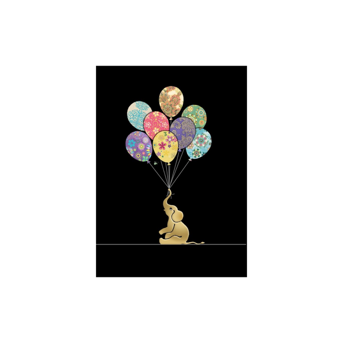 3 | Jewels: Elephant Balloons Card