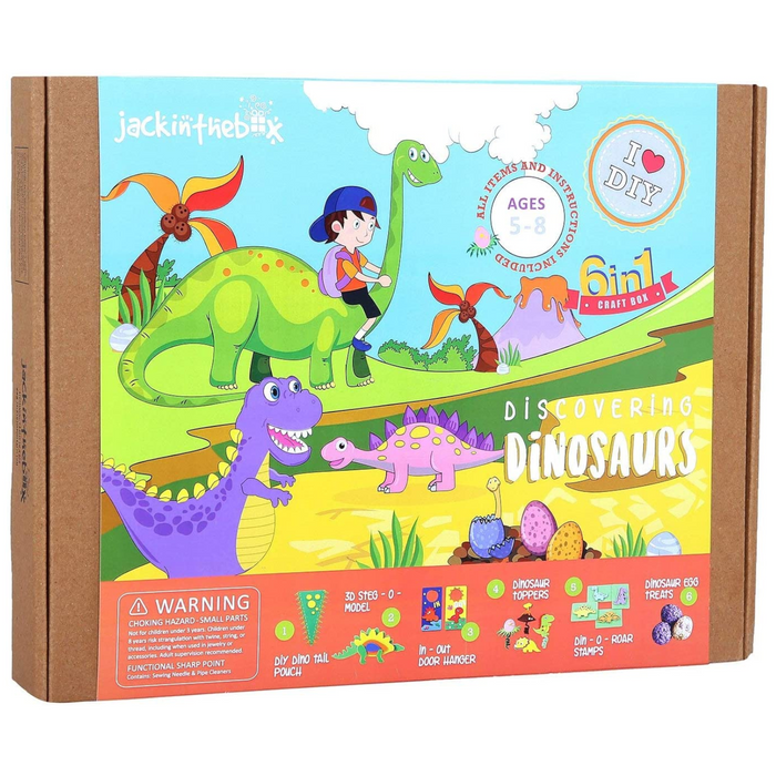 1 | Discovering Dinosaurs - 6-in-1 Craft Box