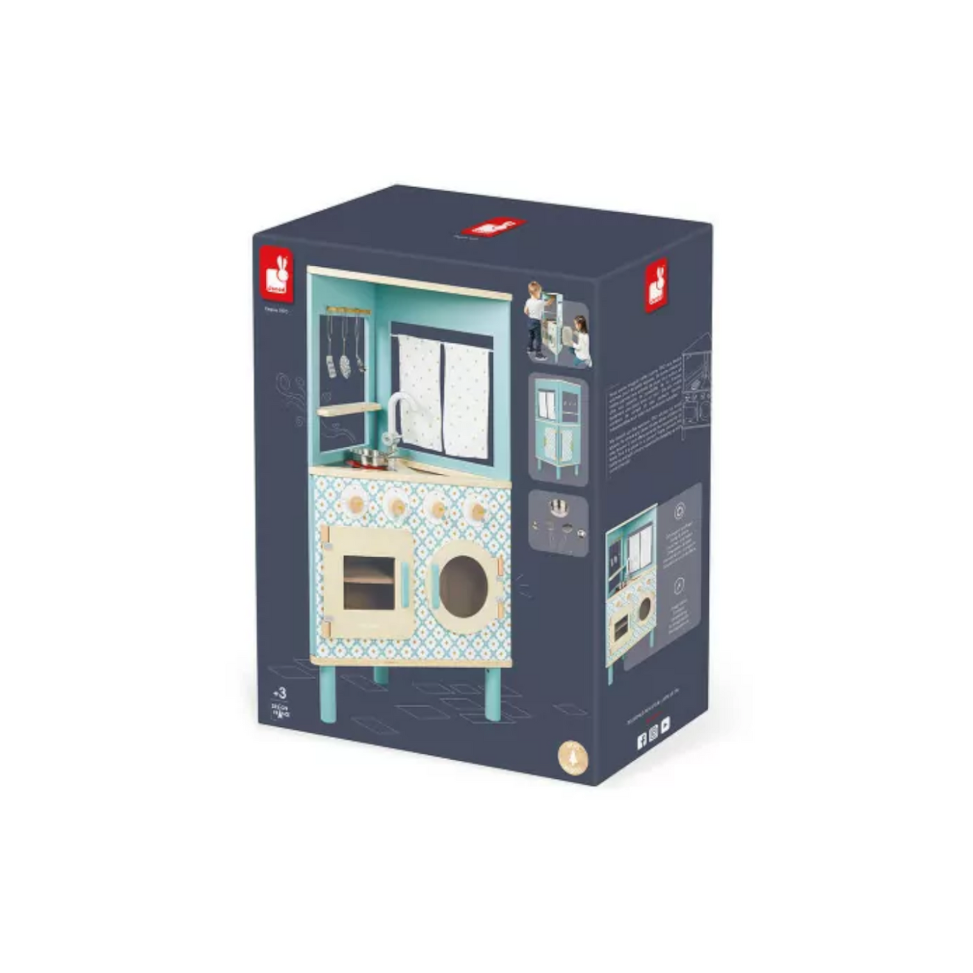 Janod 06546 TRIO Corner Kitchen Castle Toys