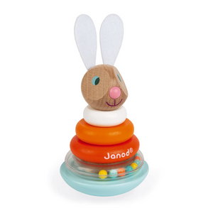 Janod - J08248 | Stackable Roly-Poly Rabbit
