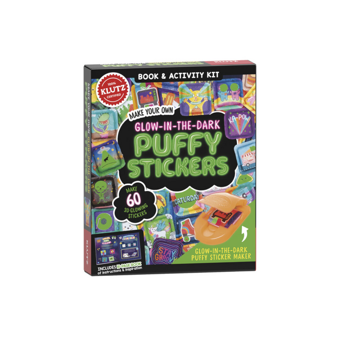 Klutz - 77541 | Make Your Own: Glow-in-the-Dark Puffy Stickers