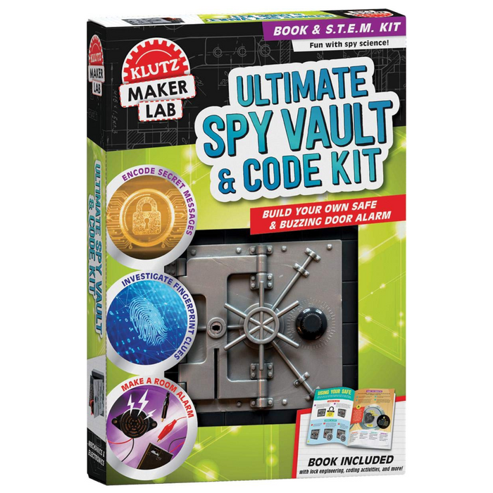 Klutz - 58924 | Maker Lab: Ultimate Spy Vault & Code Kit