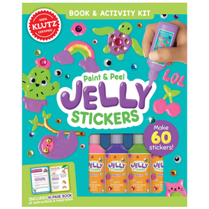 Klutz - 70219 | Paint & Peel Jelly Stickers Craft Kit