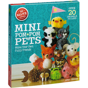 Klutz - 70319 | Mini Pom-Pom Pets - Make Your Own Fuzzy Friends Craft Kit