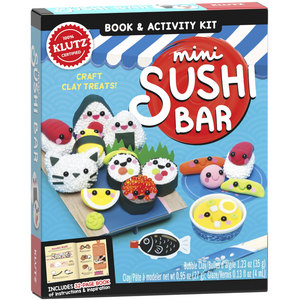 Klutz - 74521 | Clay Mini Sushi Bar Book & Activity Kit