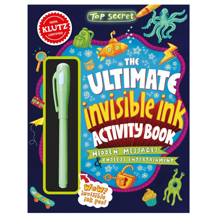 Klutz - 74528 | Top Secret: The Ultimate Invisible Ink Activity Book