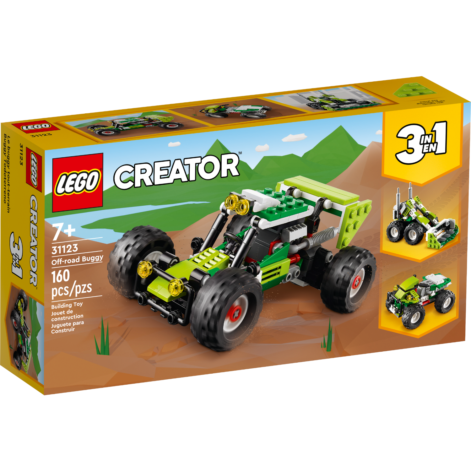 LEGO 31123 Creator Off Road Buggy Castle Toys