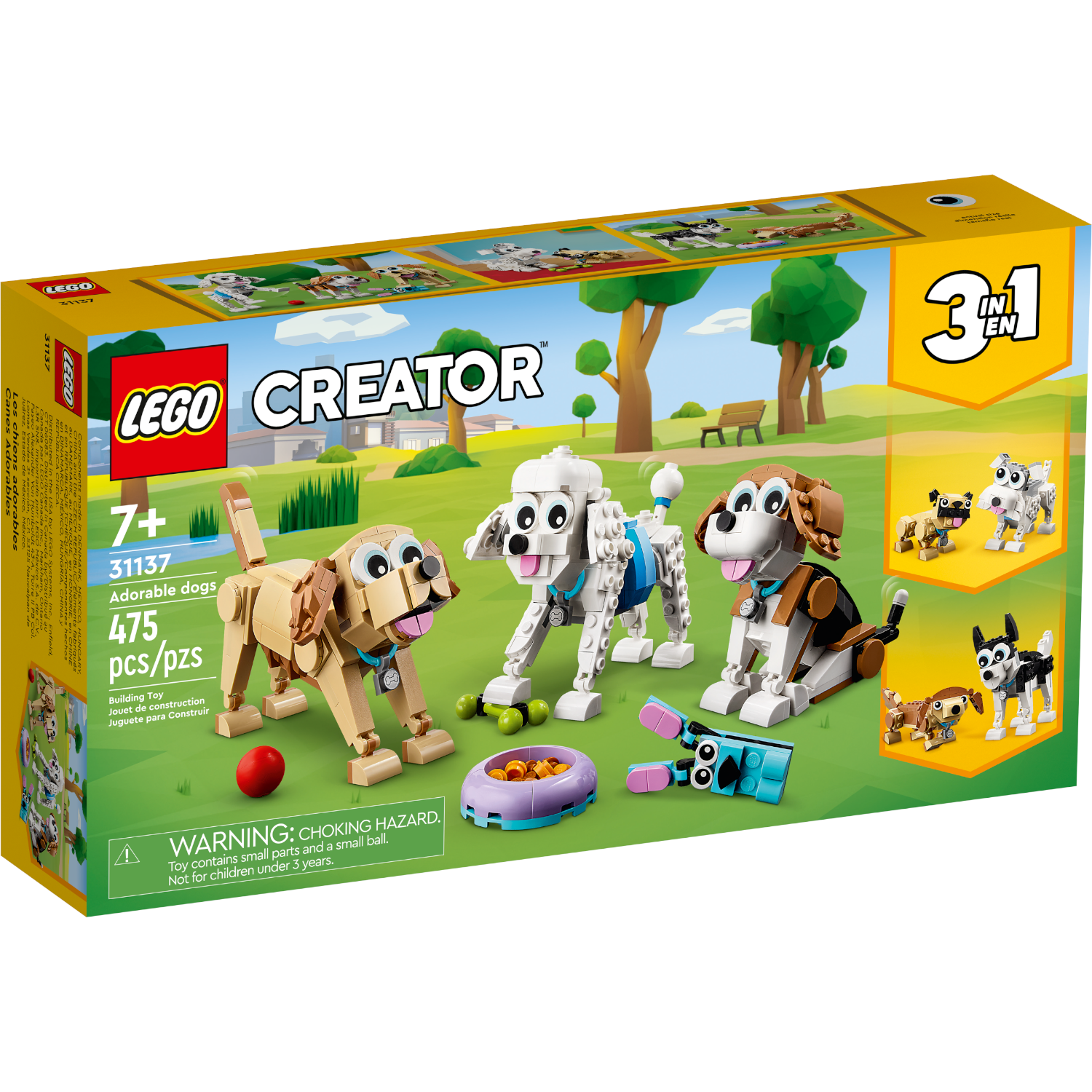 LEGO(R) Creator 3in1 Adorable Dogs 31137 ユニセックス-