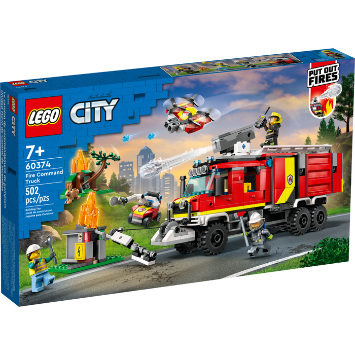 LEGO 60374 City Fire Command Truck Castle Toys