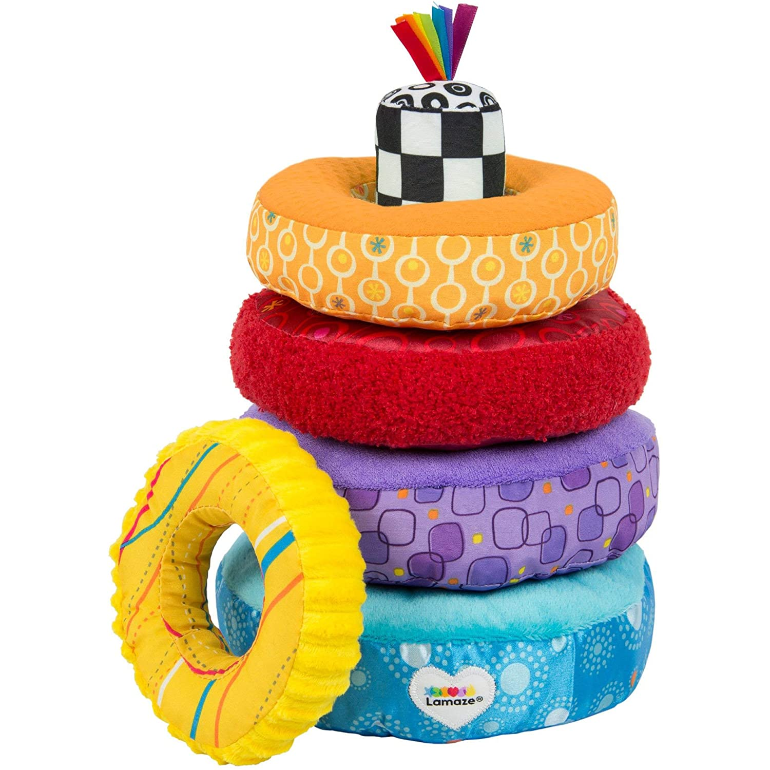 Lamaze L27233 Rainbow Rings Castle Toys
