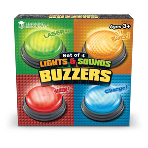 Learning Resources - LER3776 | Lights & Sounds Buzzers