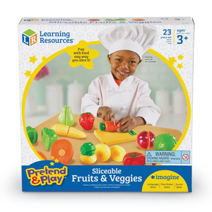 Learning Resources - LER7287 | Pretend & Play: Sliceable Fruits & Veggies