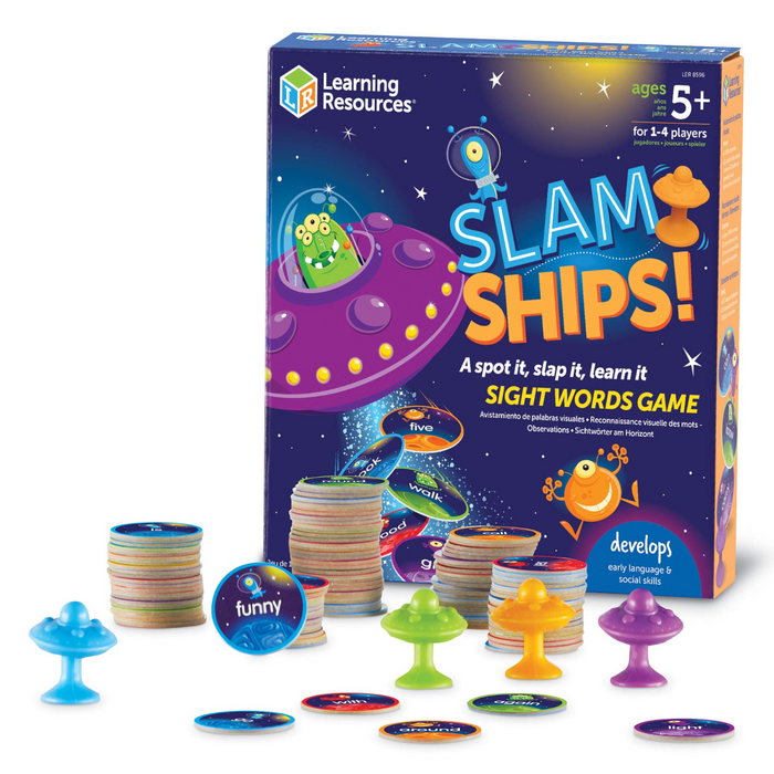 Learning Resources - LER8596 | Slam Ships! Sight Words Game