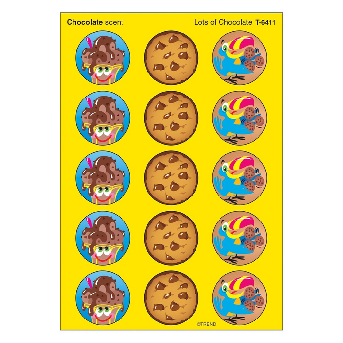 Trend Enterprises - T6411 | Lots of Chocolate Scented Stickers
