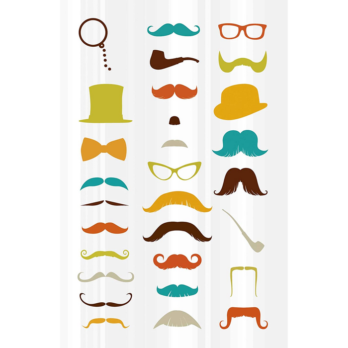 Maildor - 560519 | Cooky: Mustaches - Stickers