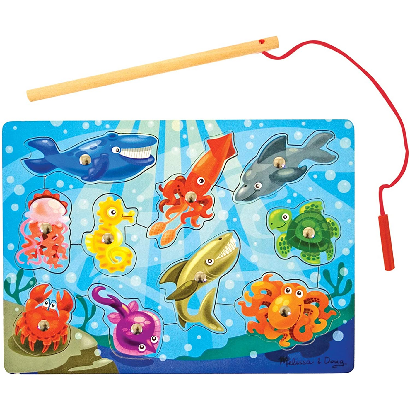 Melissa & Doug - 13778  Magnetic Fishing Game – Castle Toys