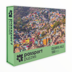 Passport Puzzles - 94705 | Colourful Hills - 1000 PC Puzzle