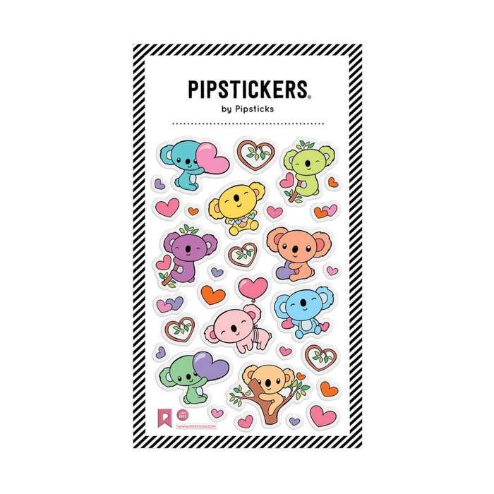 Pipsticks - AS004039 | Puffy Sticker: Pastel Koalas