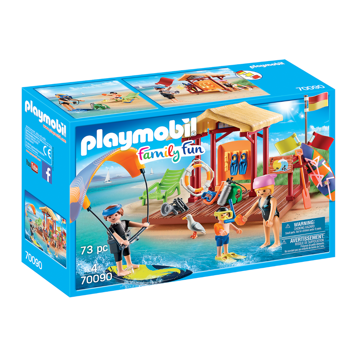 Playmobil - 70090  Family Fun: Water Sports Lesson – Castle Toys