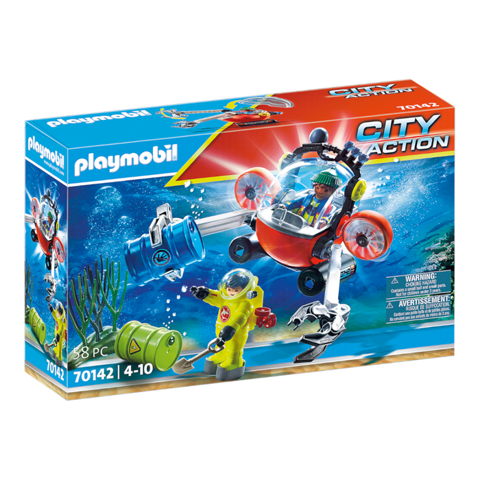 Playmobil - 70142 | City Action: Environmental Expedition with Dive Boat