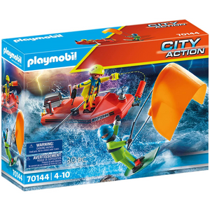 Playmobil - 70144 | City Action: Kitesurfer Rescue with Speedboat