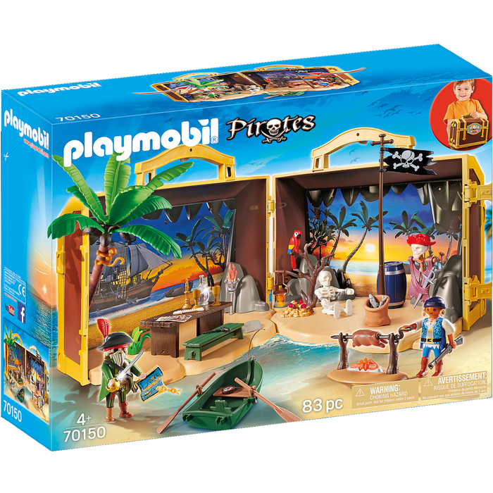 Playmobil - 70150 | Pirates: Take Along Pirate Island