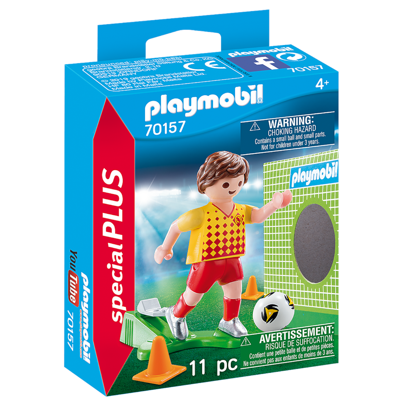 Soccer Player with Goal - 70875