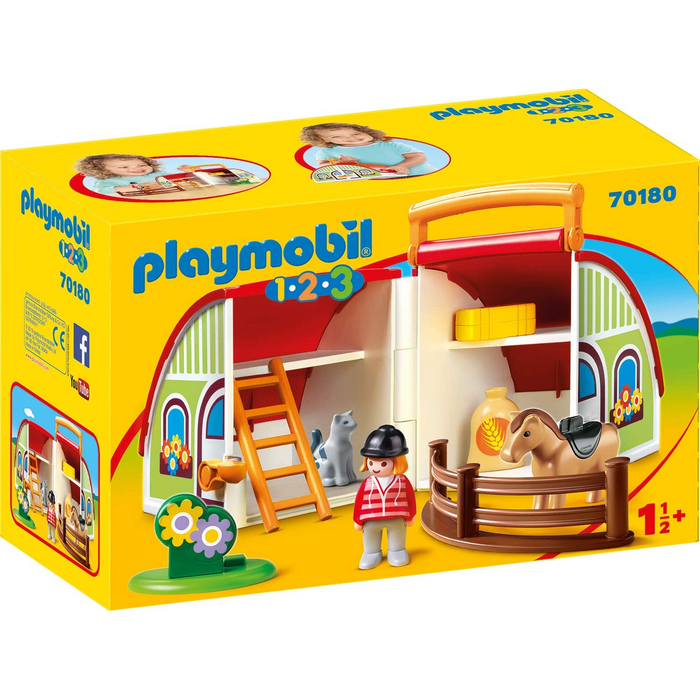 Playmobil - 70180 | 1.2.3: My Take Along Farm