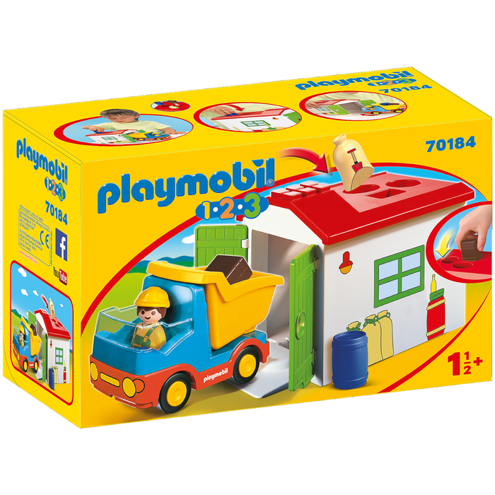 Playmobil - 70184 | 1.2.3: Dump Truck