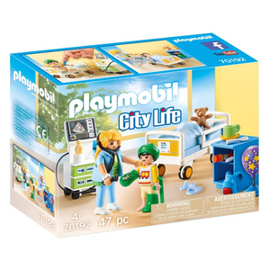 Playmobil - 70192 | City Life: Children's Hospital Room