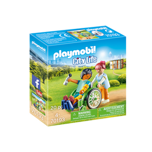 Playmobil - 70193 | City Life: Patient in Wheelchair