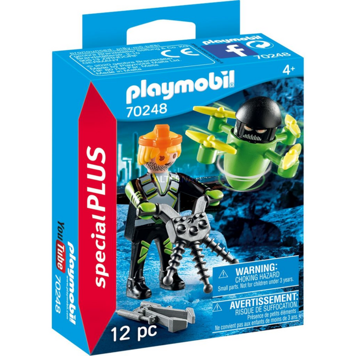 Playmobil - 70248 | Special Plus: Agent with Drone