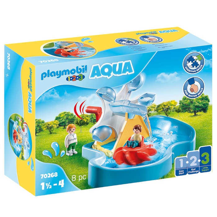 Playmobil - 70268 | 1-2-3 Aqua: Water Wheel Carousel