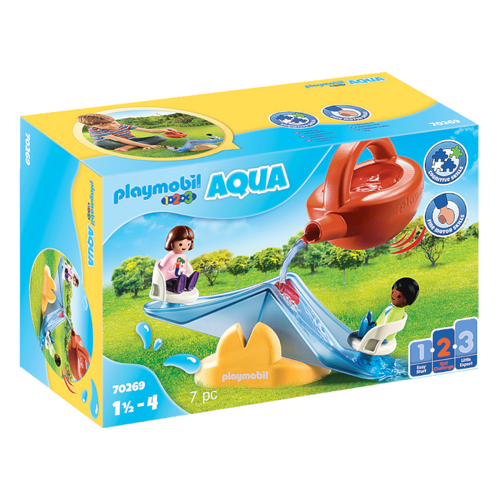 Playmobil - 70269 | 1-2-3 Aqua: Water Seesaw with Watering Can