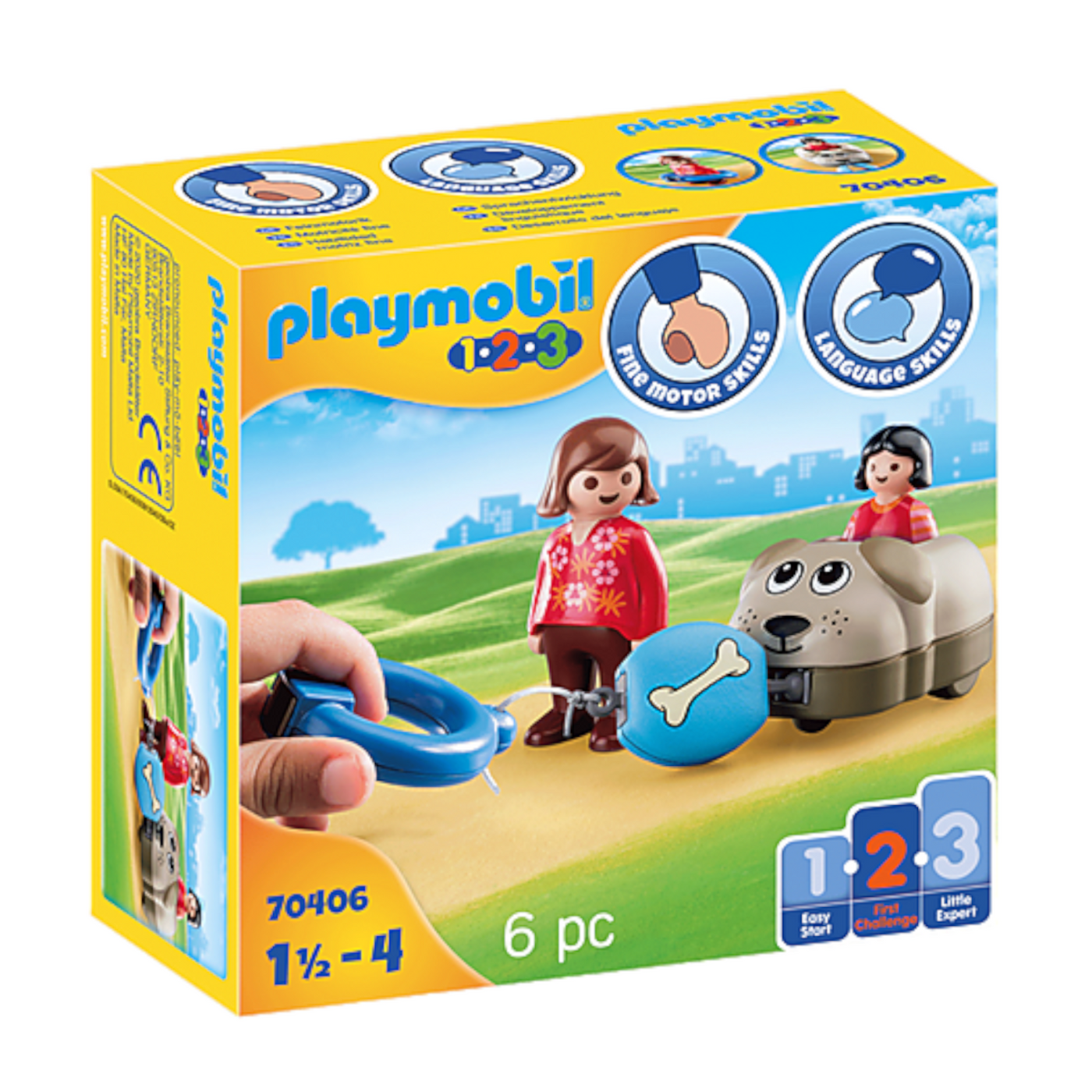 Playmobil 70406 1.2.3 Dog Train Car