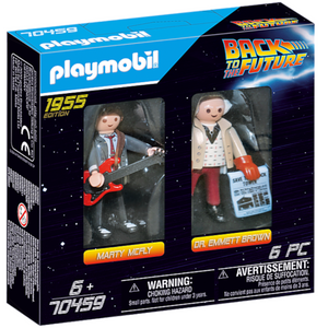 Playmobil - 70459 | Back to the Future: Marty Mcfly and Dr. Emmet Brown 1955 Edition