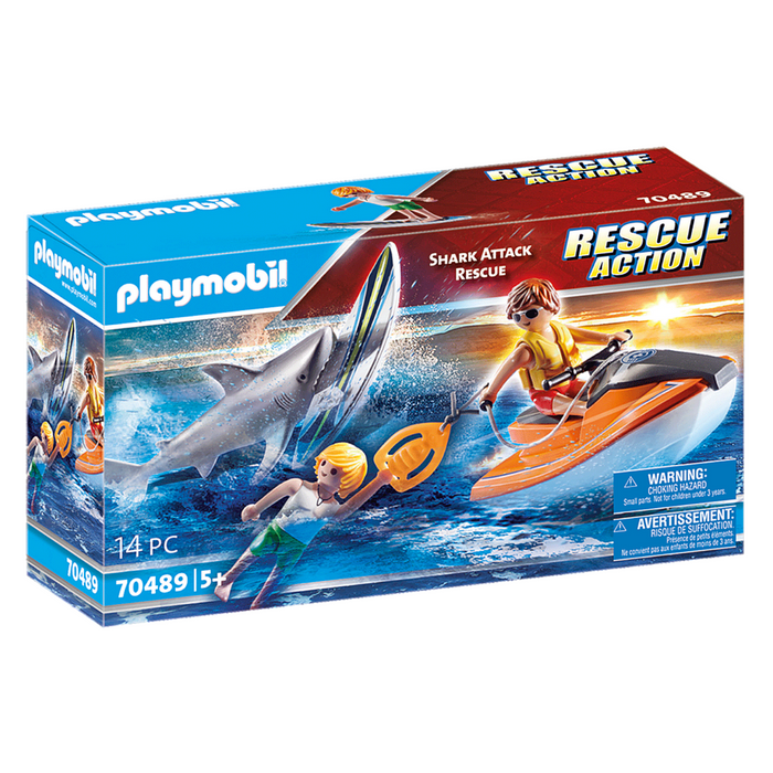 Playmobil - 70489 | Rescue Action: Shark Attack Rescue