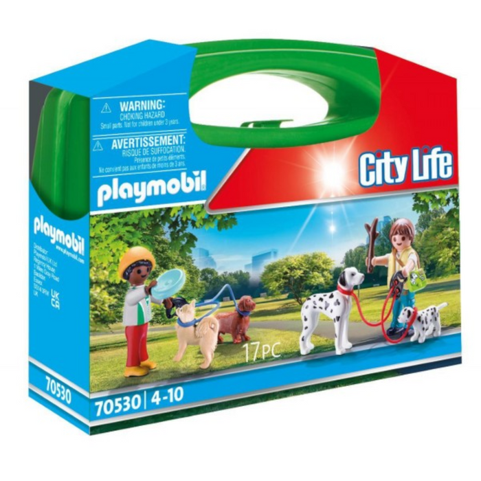 Playmobil - 70530 | City Life: Puppy Playtime Carry Case