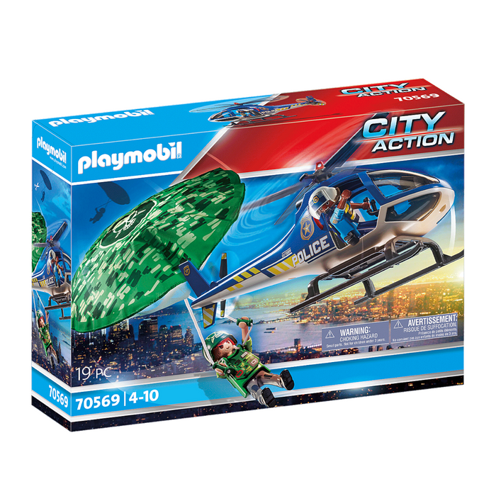Playmobil - 70569 | City Action: Police Parachute Search