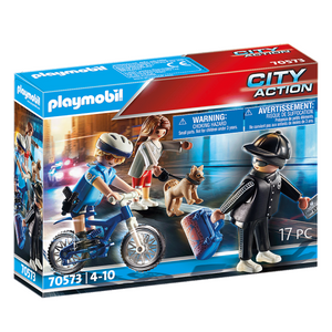 Playmobil - 70573 | Police Bicycle with Thief
