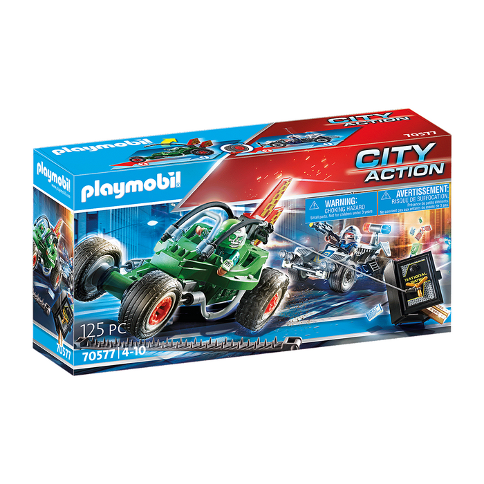 Playmobil - 70577 | City Action: Police Go-Kart Escape